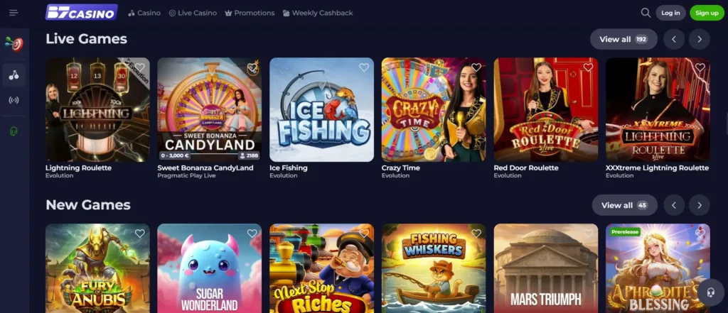 Live Casino met Echte Dealers