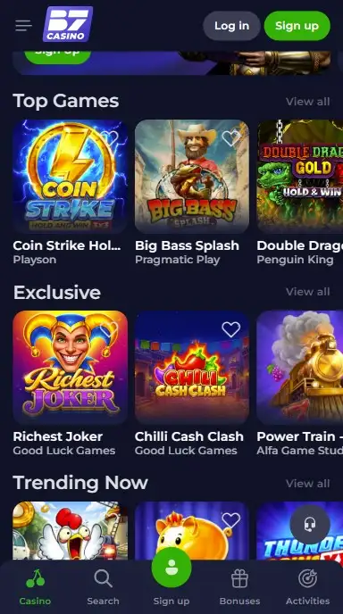 Casinospellen op Smartphone en Tablet